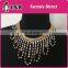 jewelry handmade high quality sparkle rhinestone,Unique design Statement necklace jewelry