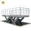 7LSJC Shandong SevenLift 2 post hydraulic scissor residential pit garage vehicle parking car lift for sale