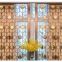 JYFQ0210 Foshan Interior Decor Gold Partition Panels Room Divider Screen Laser Cut Decorative Stainless Steel Metal Screens