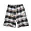 Plaid shorts Summer New Men's Casual Quick-drying Beach Seaside Loose Men's Five-point Sports Home Wear Pants