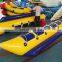 factory pvc Tarpaulin Inflatable banana boat ,inflatable sport game for sale