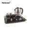 electric kettle with melamine tray set/Hotel suppliers,buffet server warming tray