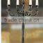 5 Lite Chrome Plated Wedding Candelabra