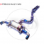 Titanium Alloy Exhaust Pipe Manifold Downpipe is Suitable for Audi TTRS Auto Modification Electronic Valve whatsapp008613189999301