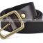 hot sale 38mm width man's full grain leather and split leather belt