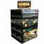 Recyclable material cardboard stationery counter display