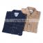 Cotton Linen Cotton Single Button Breathable Solid Polyester Striped Men's Casual Long Sleeve Vintage Shirt