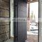 Factory price heavy duty wrought iron frame main entry big space security center hinge modern metal pivot door