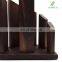 Double-Sided Magnetic Walnut Block Holder and Stand Holds 12pc Knives Block