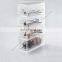 Clear Acrylic Stackable Stationery Storage Boxes Container Drawers