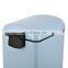 Modern style household pedal waste bin stainless steel pedal rectangle can pedal waste bin