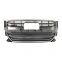Auto front bumper grille for Audi Q2 Q2L center honeycomb pure black grill for RSQ2 frame quattro no logo style 2017 2018 2019