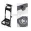 Car Door Step Pedal Exterior Door Hinges Black Metal Foot Peg Pedal For Jeep Wrangler JK