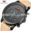 Mini Focus MF0102G Classical Men Quartz Wristwatch Simple Watches in Bulk Quality Leather Three Dial Chrono Date Waterproof 2020