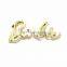 Chinese supplier stainless steel brush etching logo metal brand tag