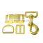 Plating Rose Gold 1inch Custom Logo Adjustable Hardware Metal Quick Release Buckle for Dog Accessories