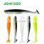 JOHNCOO 6pcs 90mm 4.6g Soft Bait Shad Silicone Lure T-Tail Fishing Lure Easy Shiner Swimbait  Artificial Wobblers Bass Pike Lure