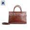 Top Quality Wholesale Gold Fittings Leather Office Handbag for Women