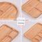 Natural High Quality Barbecue Food Wood Bamboo Serving Tray For Bread