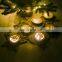 LED light Christmas Tree Star bell Wooden Pendants Ornaments Xmas Wood Crafts Kids Gift for Home Christmas Party Decorations