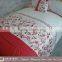 embroidery and applique bright color duvet cover sets