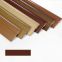 Foshan Wholesale 90mm imitation solid wood reinforced flooring line compound baseboard black and white medium fiber corner paste