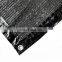 100% HDPE Agricultural black color sun shade net garden use hdpe knitted shade cloth