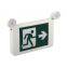 UL Canada running man emergency exit lights to the right