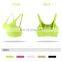 Tik Tok Multi Color Adjustable High Impact Sports Bra Breathable Backless Gym Top
