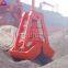 Enjue 25t 30t 15cbm Single Rope Marine Wireless Radio Remote Control Clamshell Grab Bucket with ABS CCS Class Certificate for Deck Ship Crane