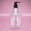 transparent christmas item plastic reindeer decorative bottles for shampoo/skin care/hand soap