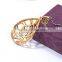 Women'S Gender Drop Water Shape Gold Plated Edge Druzy Gemstone Pendant