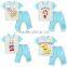 2016 korean style summer kids clothes children print shirt and short pant set baby cotton set