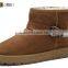 2015 High Quality Latest genuine Leather upper labo men's winter snow boots shoes black/gray