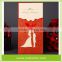 Promotional Red Wedding Invitation Card In China Factory, Laser Cut Greeting Card