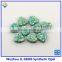 Synthetic Moon Yellow Light Green Machine cut heart shape opal cabochon make in China