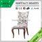 hotel stainless steel dining chair sets
