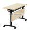 Office Meeting Training Folding Table With Wheels Computer Desk