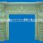 outdoor classic pillar carved decorative travertine limestone slate fireplace mantel