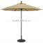 9ft Garden Canopy Patio Umbrella Aluminum w/ Tilt Crank - Red