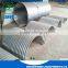 Corrugated galvanized steel culvert pipe