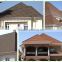 2015 best quality 0.4mm AL-Zinc colorful stone coated roof tile double color