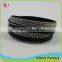 YIWU Jewelry New Fashion Vintage Alloy Rivet Genuine Leather Wrap Wristband Bracelet Bangle