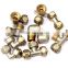 PEX pipe fittings brass cross / NPT & BSP threaded brass cross/Bross joint socket/Brass coupling