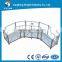 Cheap good quality cleaning lift platform / ZLP800 CE aluminum gondola / adjustable parapet clamp for rental