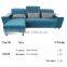 S2938 China Made Modern L Shape Storage Sofa