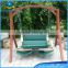 Luxury garden wood hammock chair stand