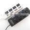 High Quality 2.0 High speed 4 Port Usb Hub with Switch Button