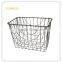 Industrial Style black Wire Metal Storage Crate Vintage Basket Shop Display