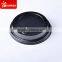 High-quality 80mm black plastic lid with button for coffee cups or Hot cup lids